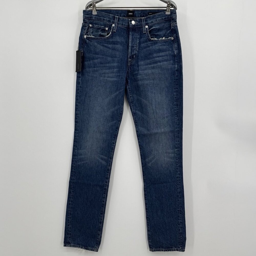 Edwin Men's Benton Slim Straight Jeans size 30x33 100% Cotton Gravity EM1017HBT